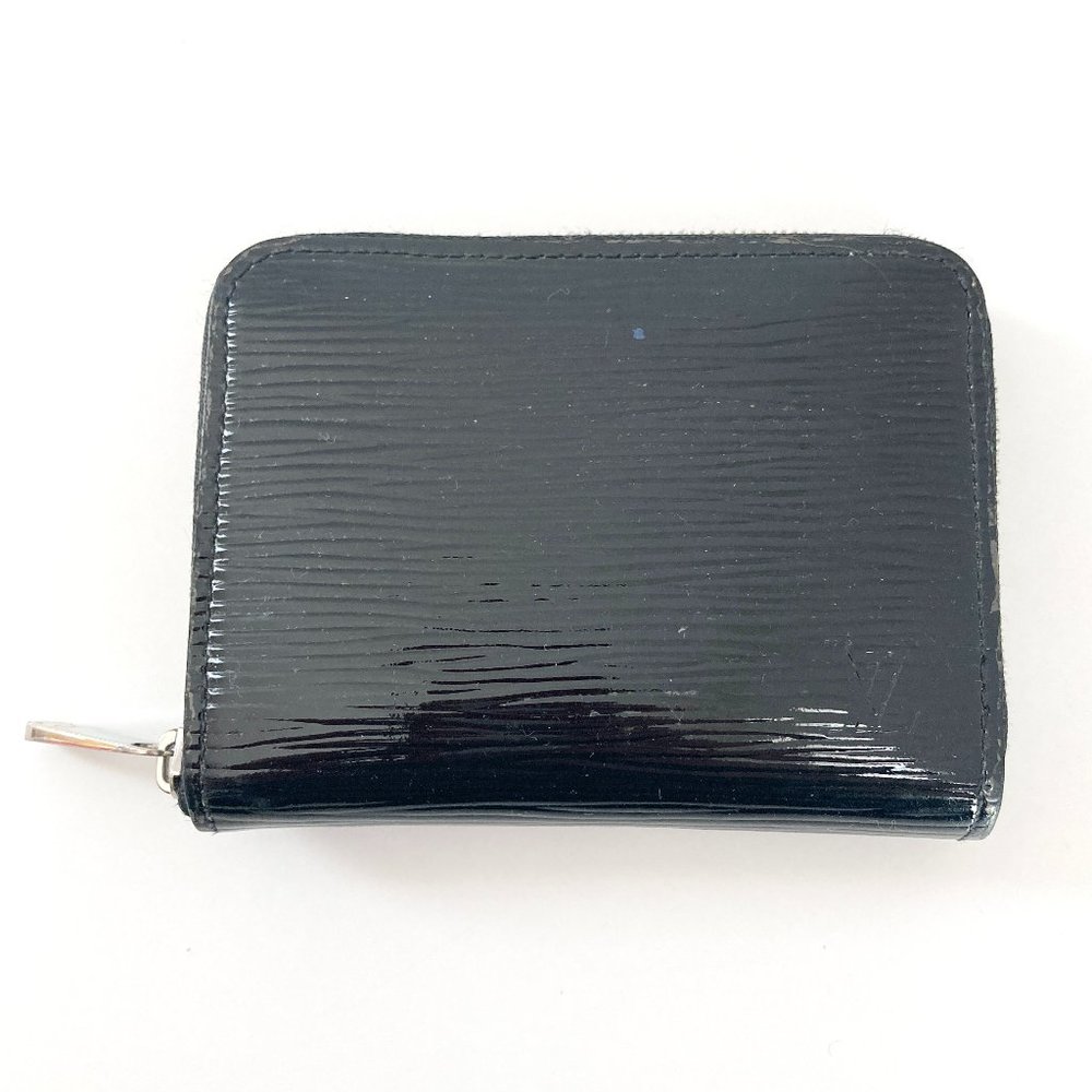 Louis Vuitton Black Patent Leather Epi Zippy Coin Purse, Louis Vuitton Unisex